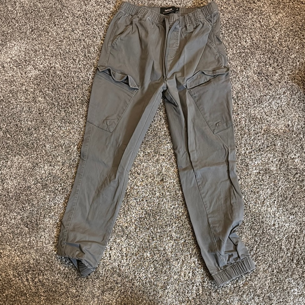 Men's Gray Cargo Pants